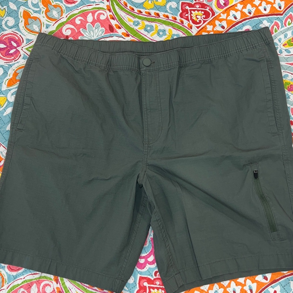 George Khaki Casual Shorts
